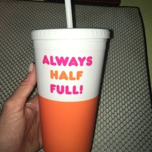 Dunkin Donuts Always Half Full Tumblr!